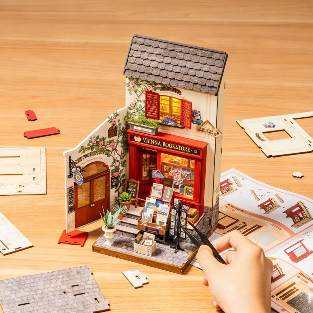 Figured'Art Boekhandel Wenen 3D puzzel 290 stuks met led