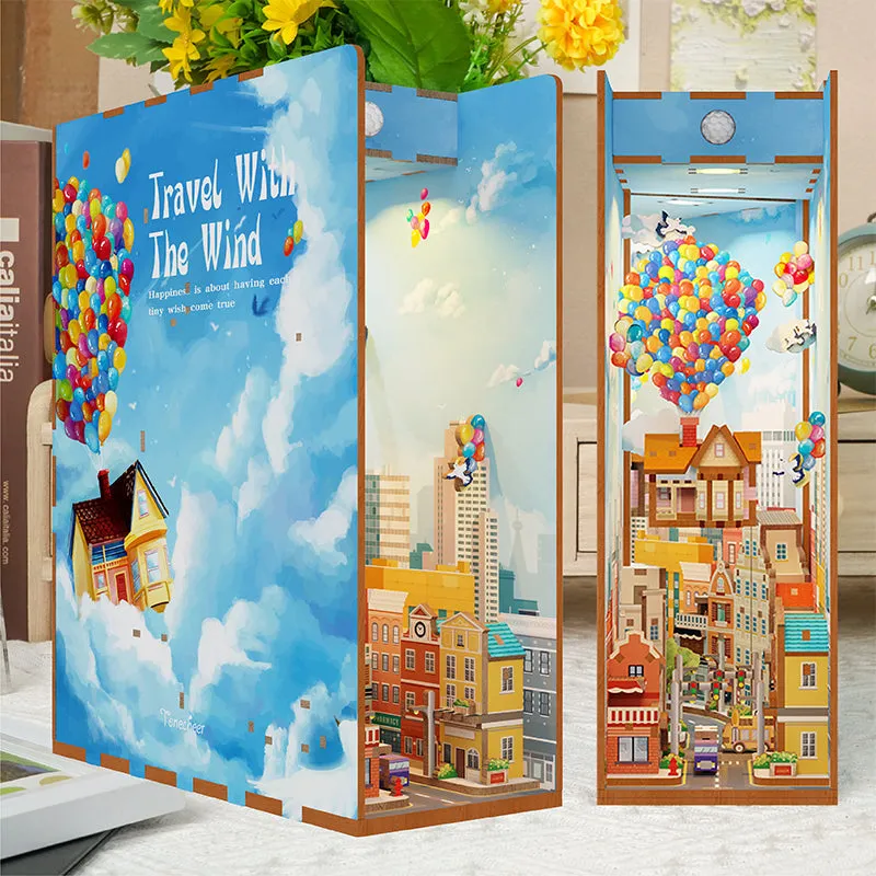 Figured'Art Reis met de Wind book nook 143 stukjes met led