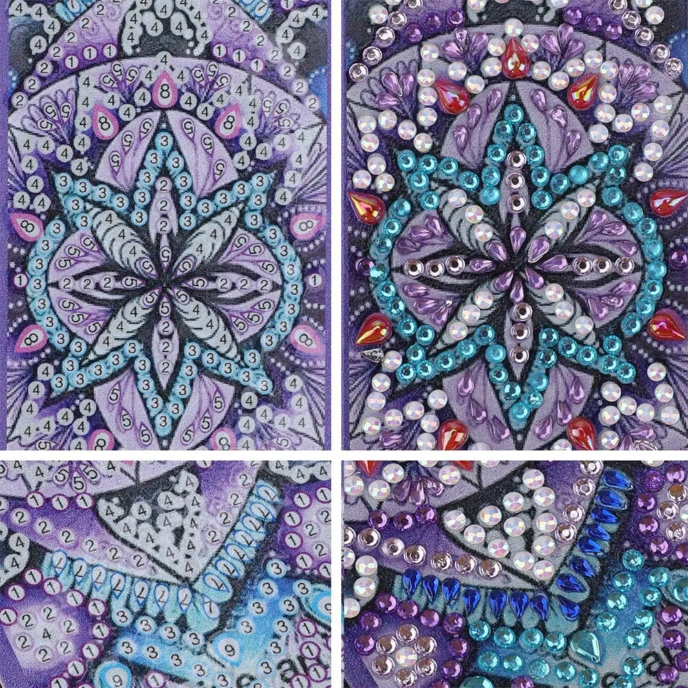 Figured'Art Mandala diamond painting bladwijzers 21x6 cm