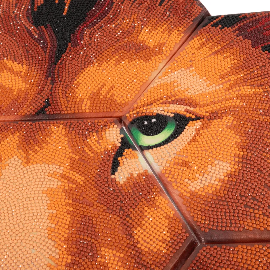 Craft Buddy Crystal Art Majestic Lion wanddecoratie 7-delig leeuw