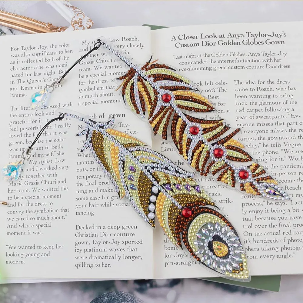 Figured'Art Veer diamond painting bladwijzers 6x 21 cm