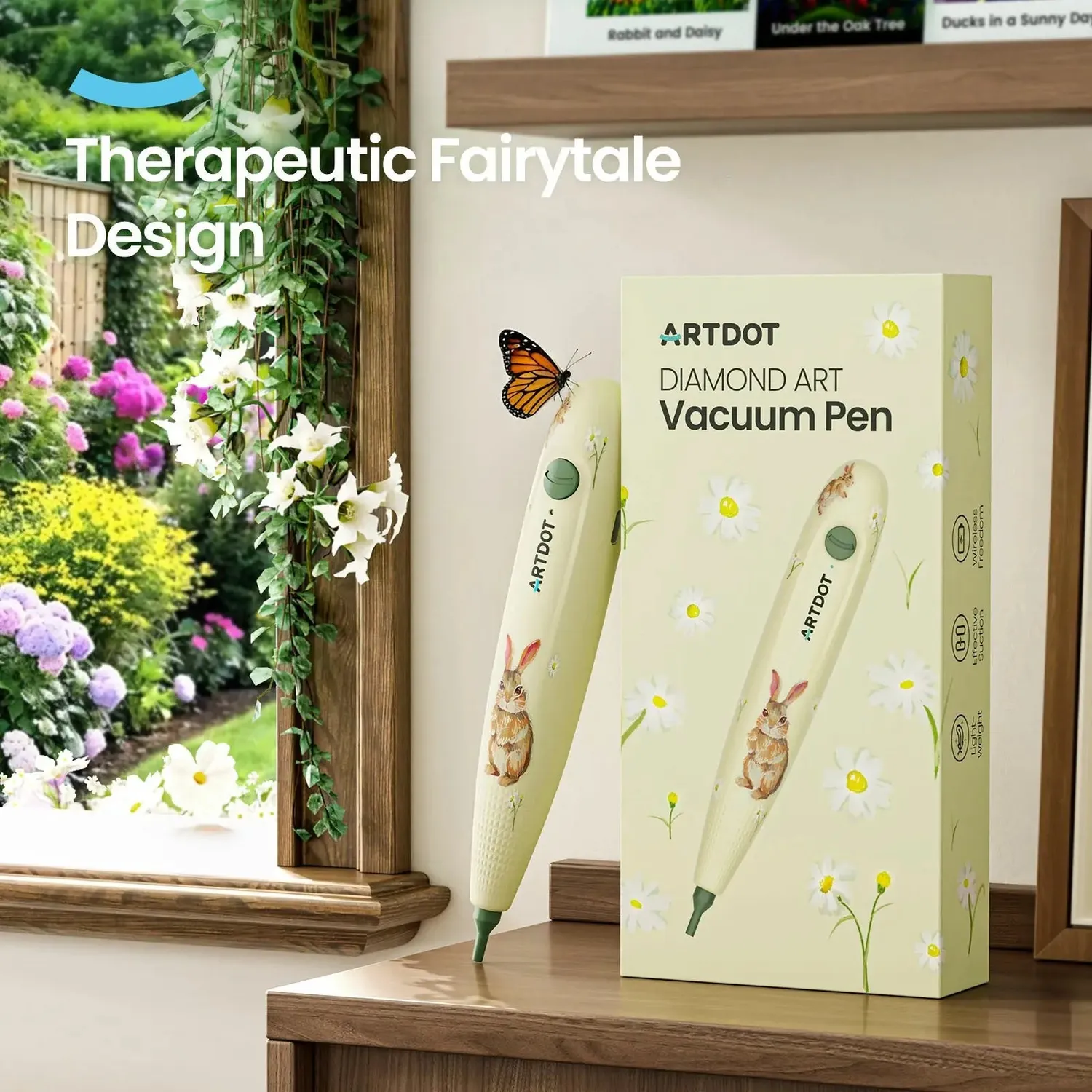 ARTDOT elektrische vacuüm pen diamond painting standaard
