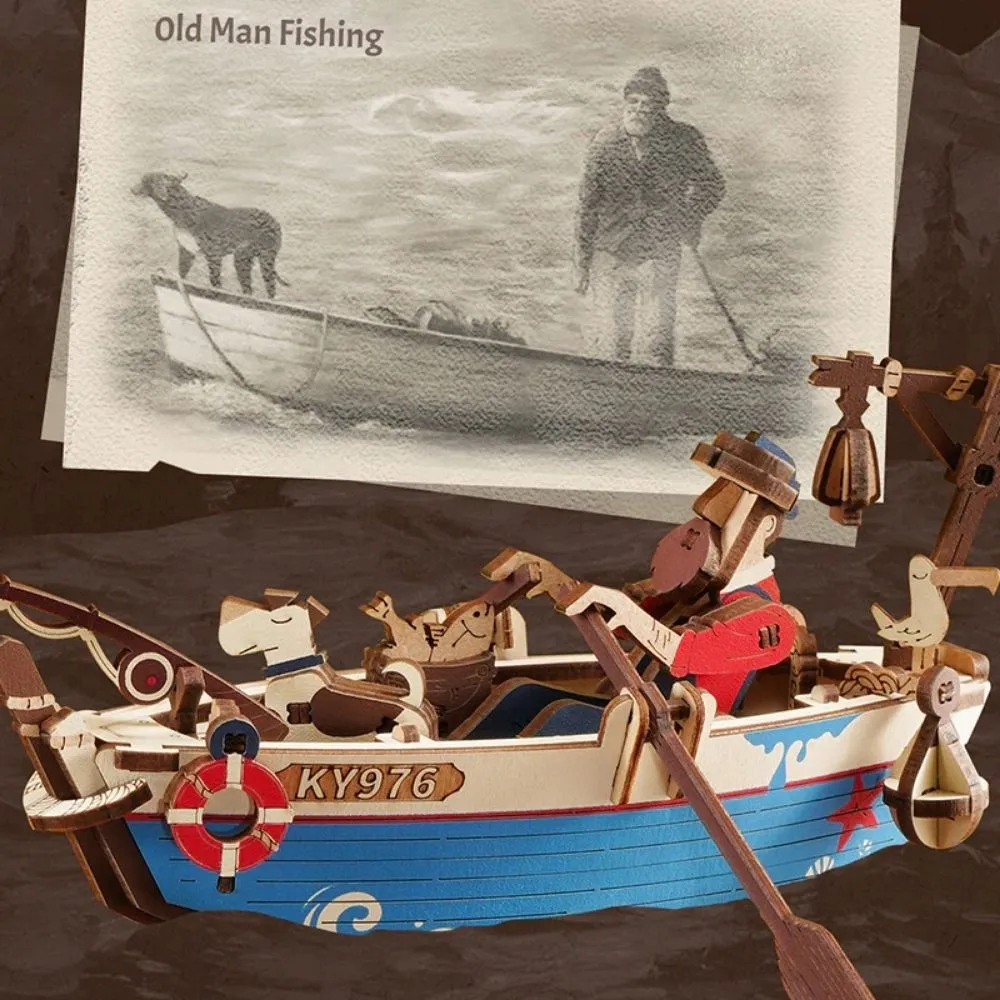 Figured'Art Oceaansvisser 3D puzzel 161 stukjes beweegbaar