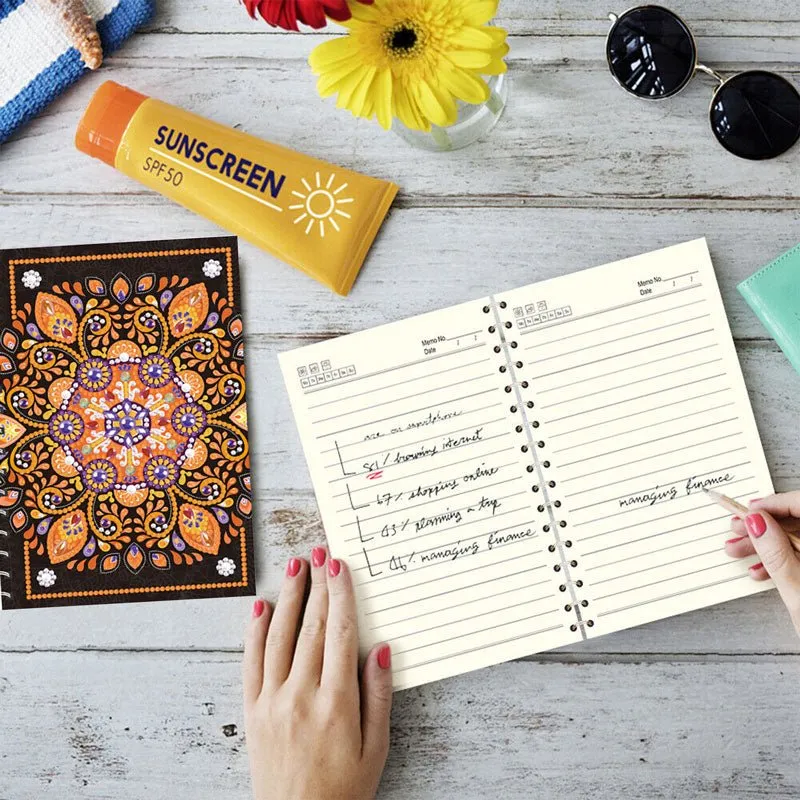 Figured'Art Mandala diamond painting boek A5 60 pagina's