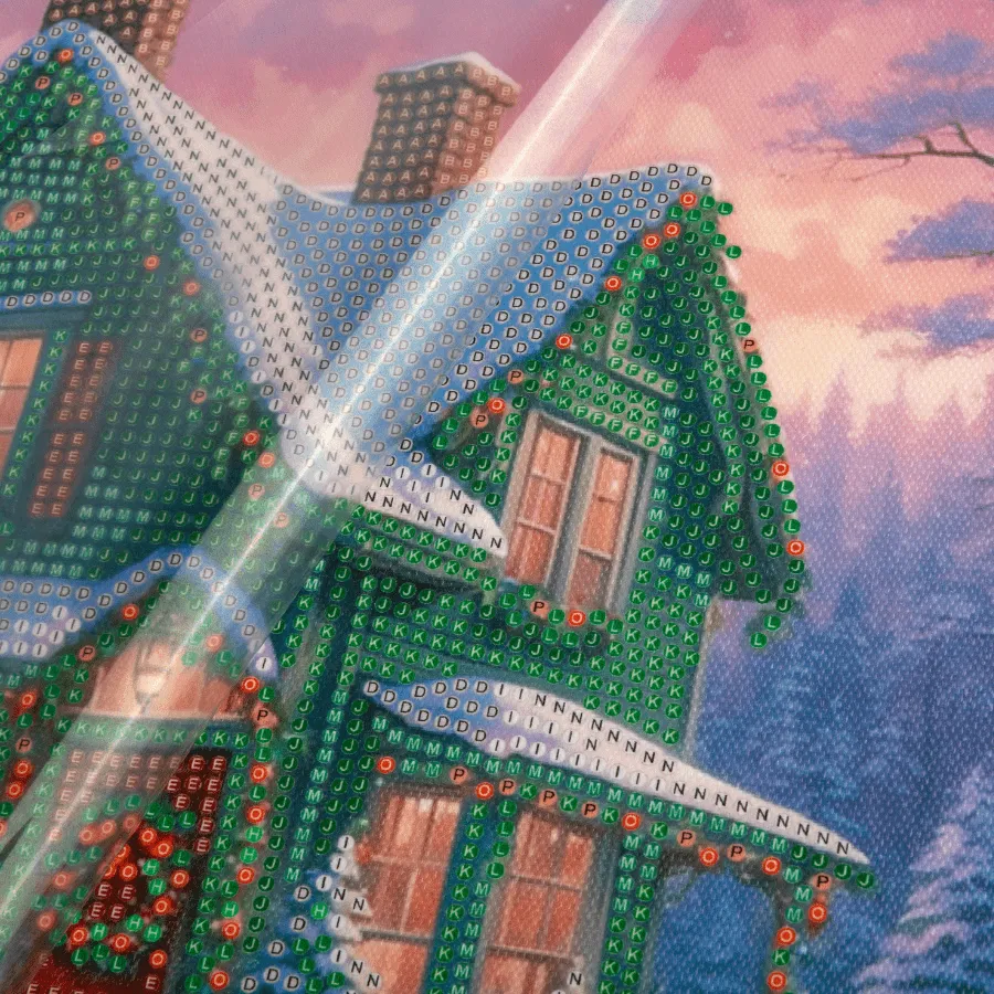 Craft Buddy Crystal Art Snowy Paradise Canvas 30x30 cm