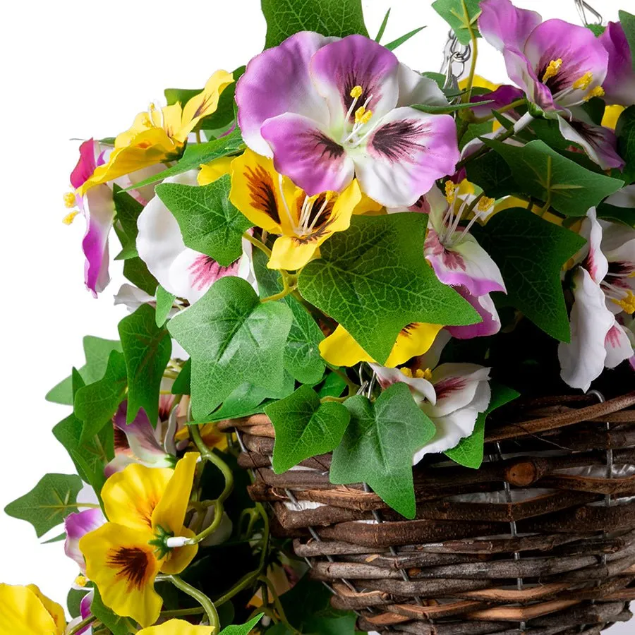 Craft Buddy Forever Flowerz Pansy hangmand kunstbloemen viooltjes