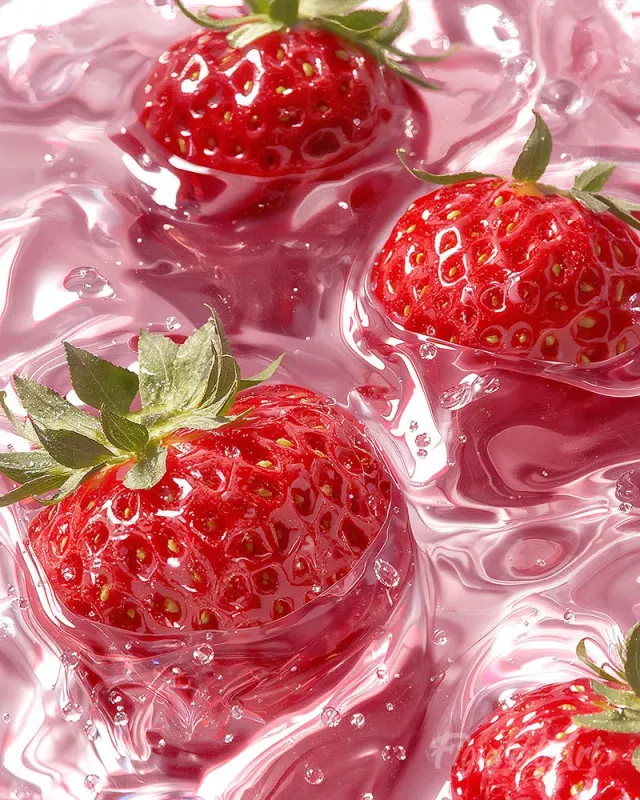 Figured'Art Aardbeidroom schilderen op nummer 40x50 cm fruit
