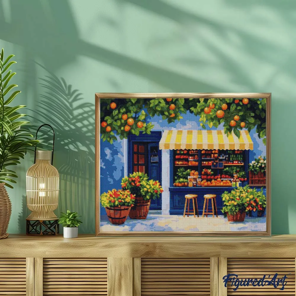 Figured'Art Kleine Kruidenierswinkel diamond painting 40x50
