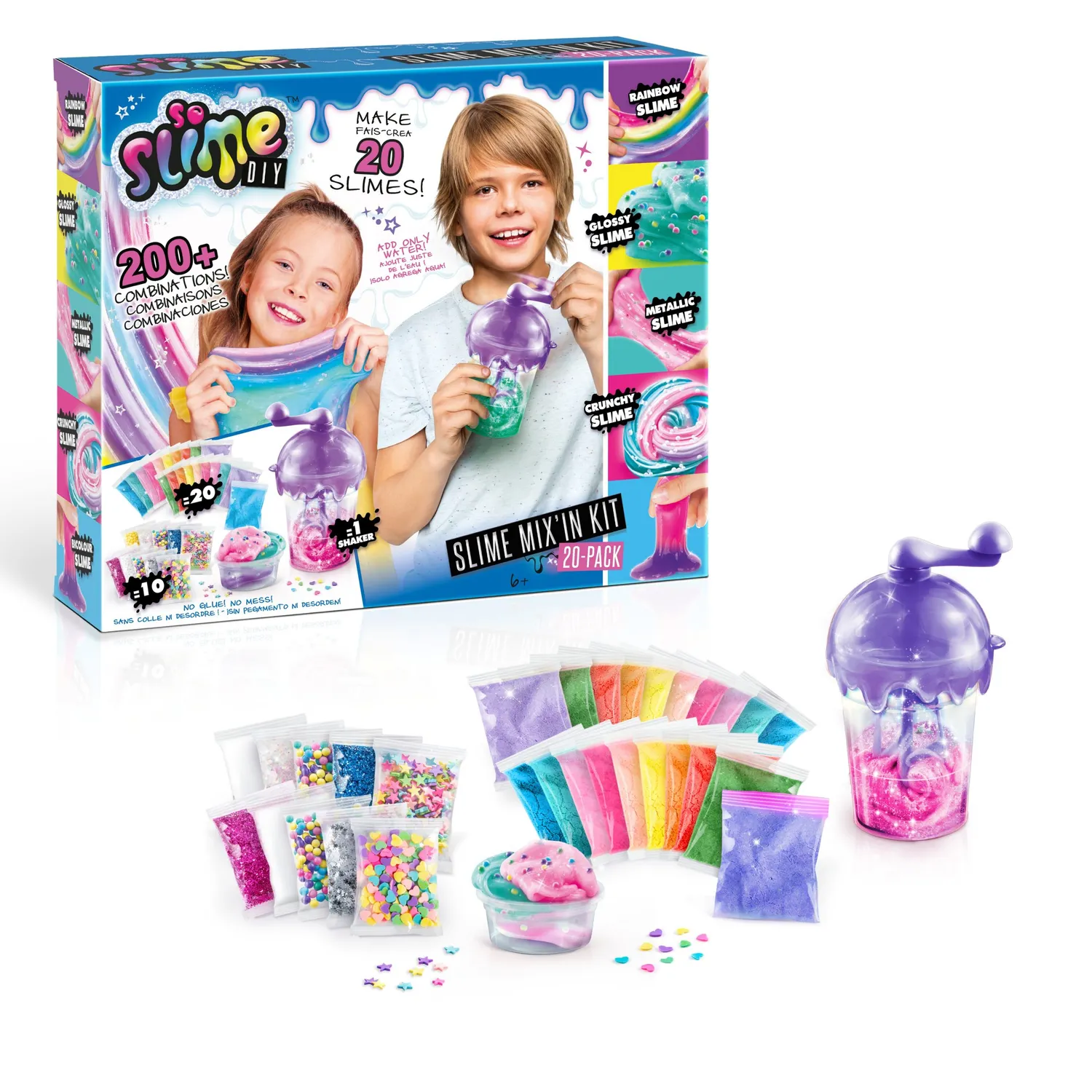 Canal Toys So Slime DIY Mix’In Kit slijmset 20 stuks mix