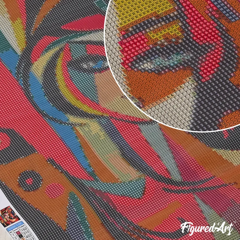 Figured'Art Kerkuil in de Avondzon diamond painting 40x50 cm full drill