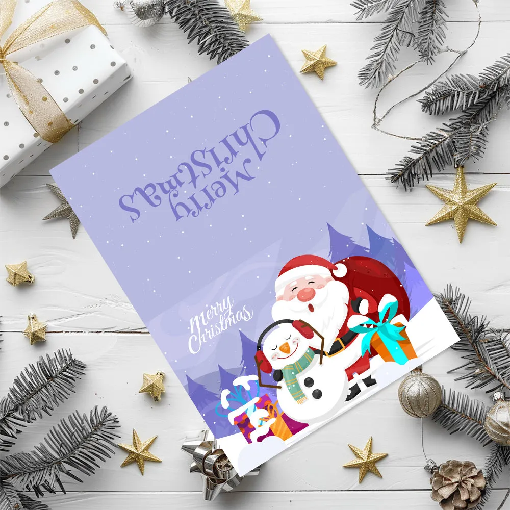 Figured'Art Kerstkaarten Schilderen op Nummer Set 6 stuks DIY