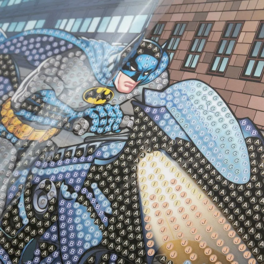 Craft Buddy Crystal Art DC Batman wenskaart 18x18 cm