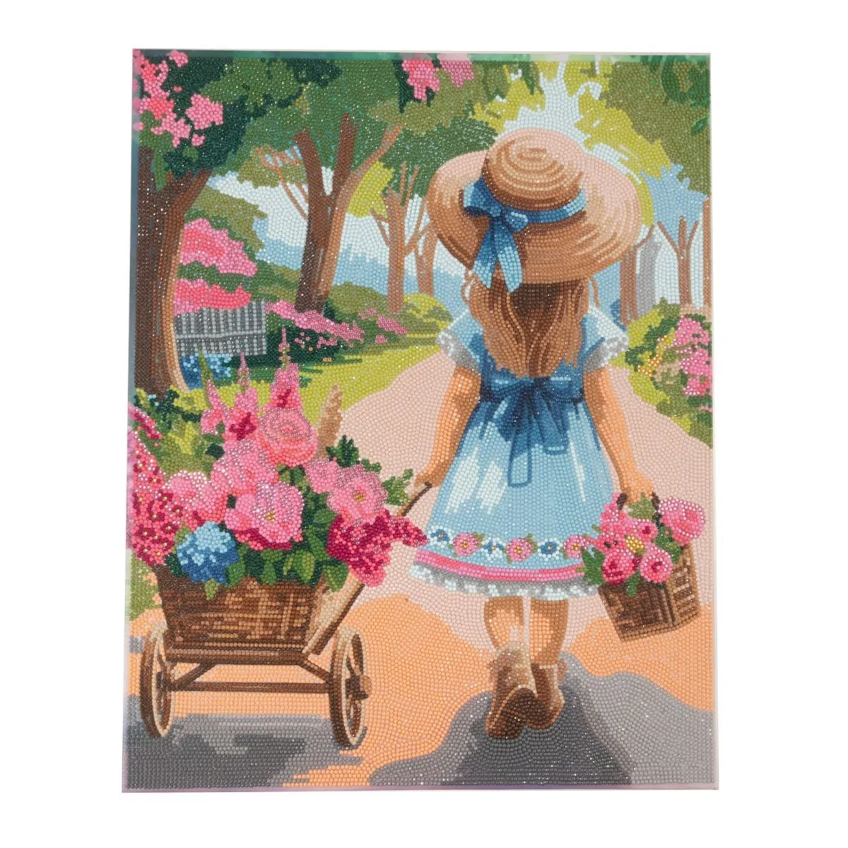 Craft Buddy Crystal Art Little Gardeners Journey canvas 40x50cm