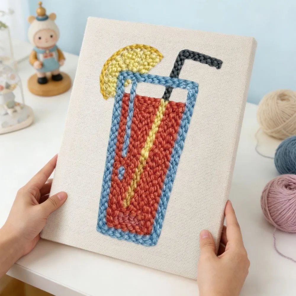 Figured'Art Citrus Verfrissing punch needle 20x30 cm frame