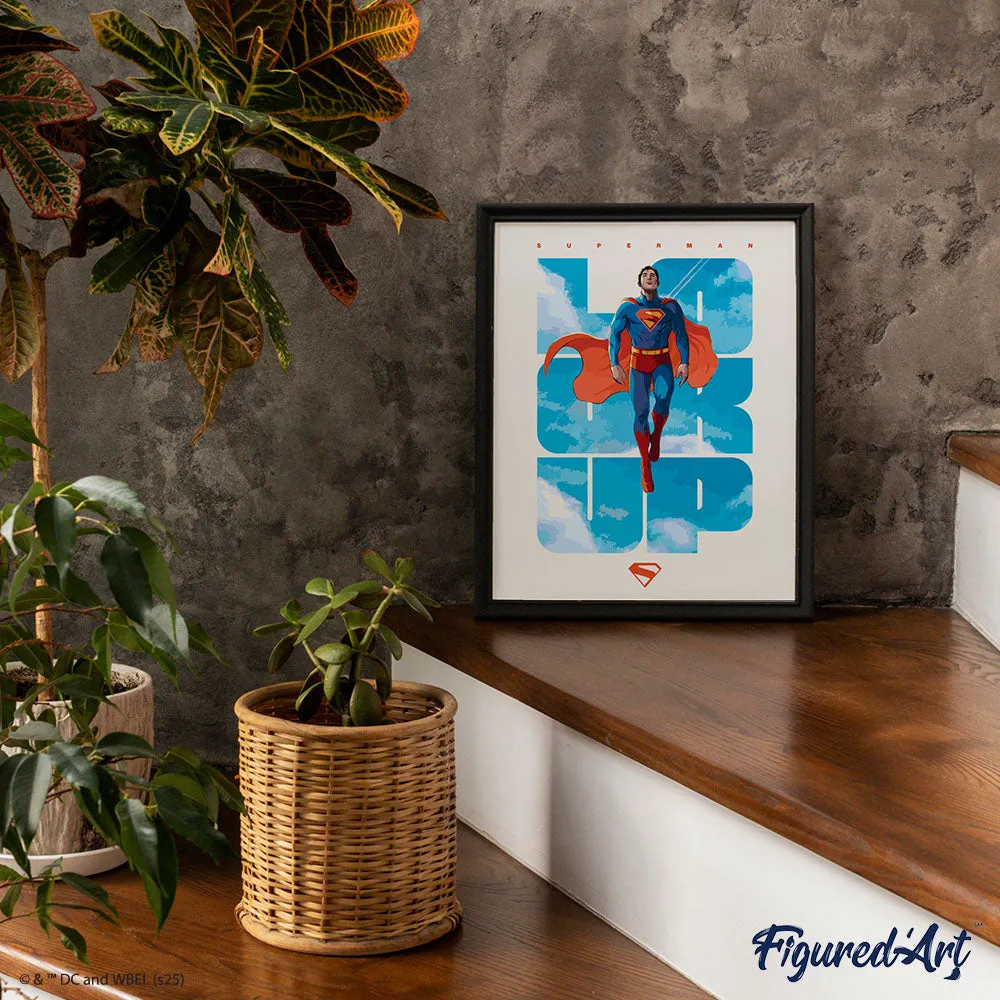 Figured'Art Superman tussen de wolken 1 schilderen op nummer 40x50