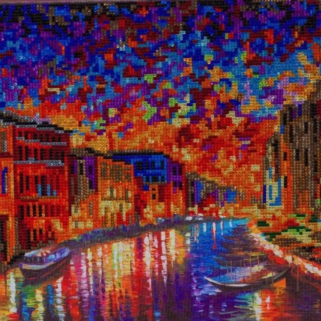 Craft Buddy Crystal Art Grand Canal Venice diamond painting 30x30cm