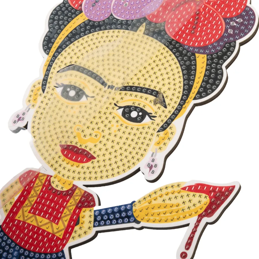 Craft Buddy Crystal Art Buddies Frida Kahlo figuur XL 25 cm