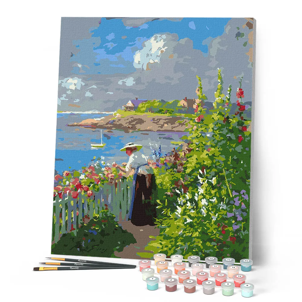 Figured'Art In the Garden Graves schilderen op nummer 40x50 cm