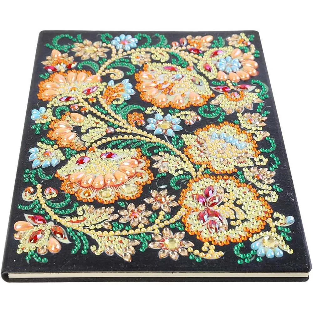 Figured'Art Bloemen diamond painting boekje A5 50 pagina's