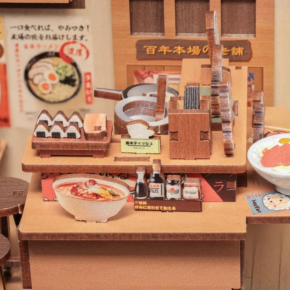 Figured'Art Book Nook Japanse Delicatessen bouwpakket met licht