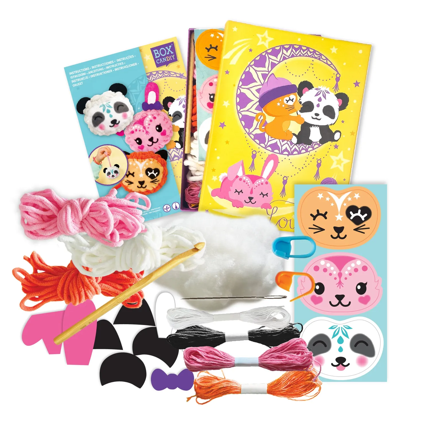 Box Candiy Deco Create Crochet Pets haakset 3 stuks beginners