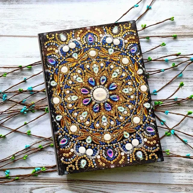 Figured'Art Mandala diamond painting boek A5 50 pagina's strass