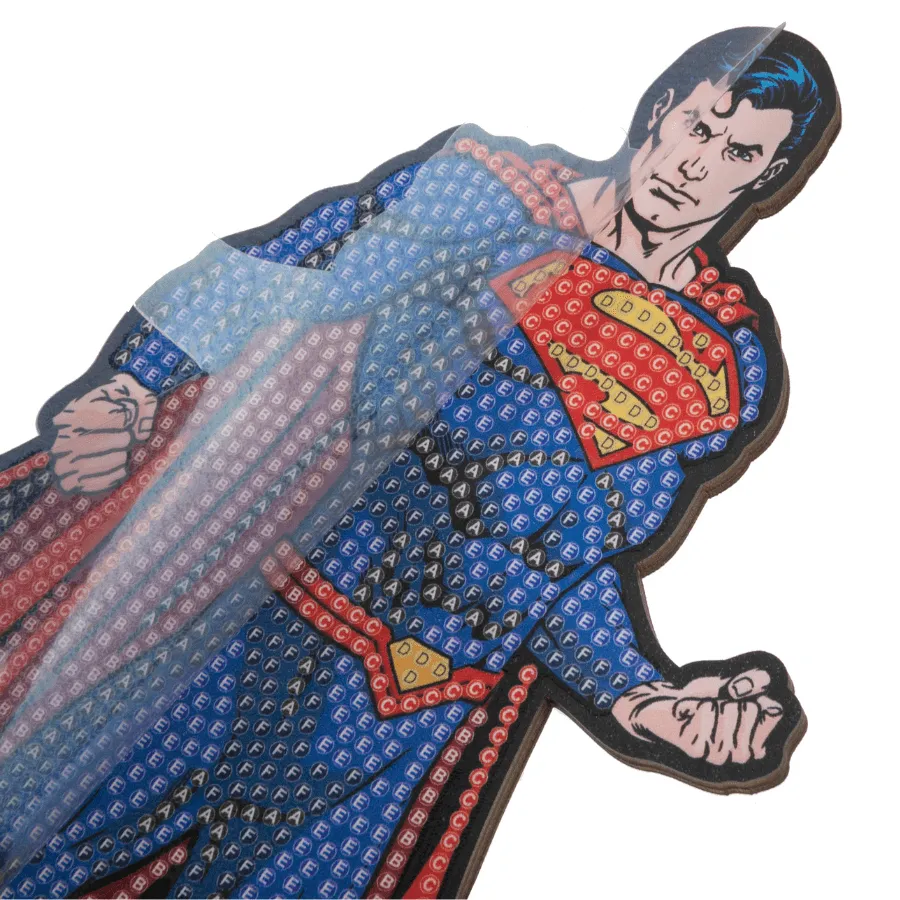 Craft Buddy Crystal Art Buddies Superman XL figuur 25cm DC