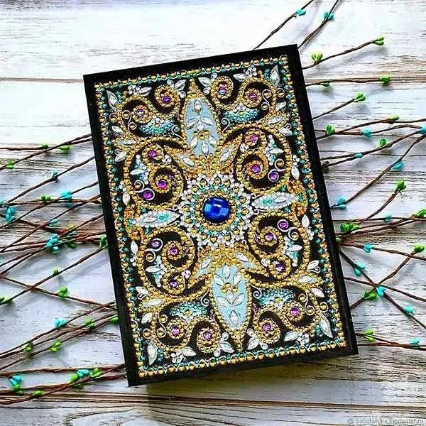 Figured'Art Blauw Oog cahier diamond painting A5 64 pagina's