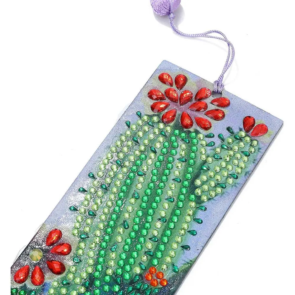 Figured'Art Cactus diamond painting bladwijzer 21x6 cm