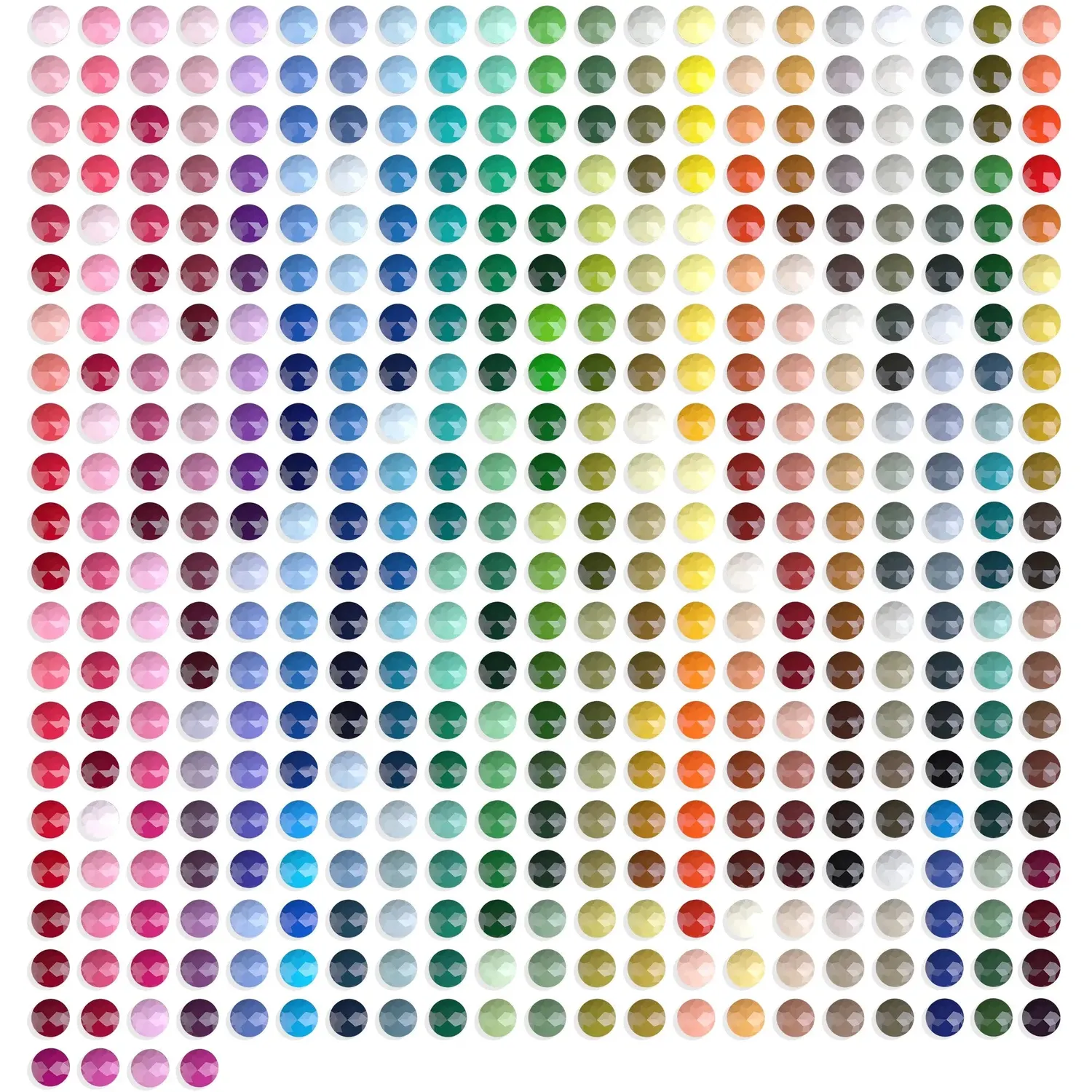 ARTDOT diamond painting steentjes rond 445 kleuren 1000 stuks per zakje