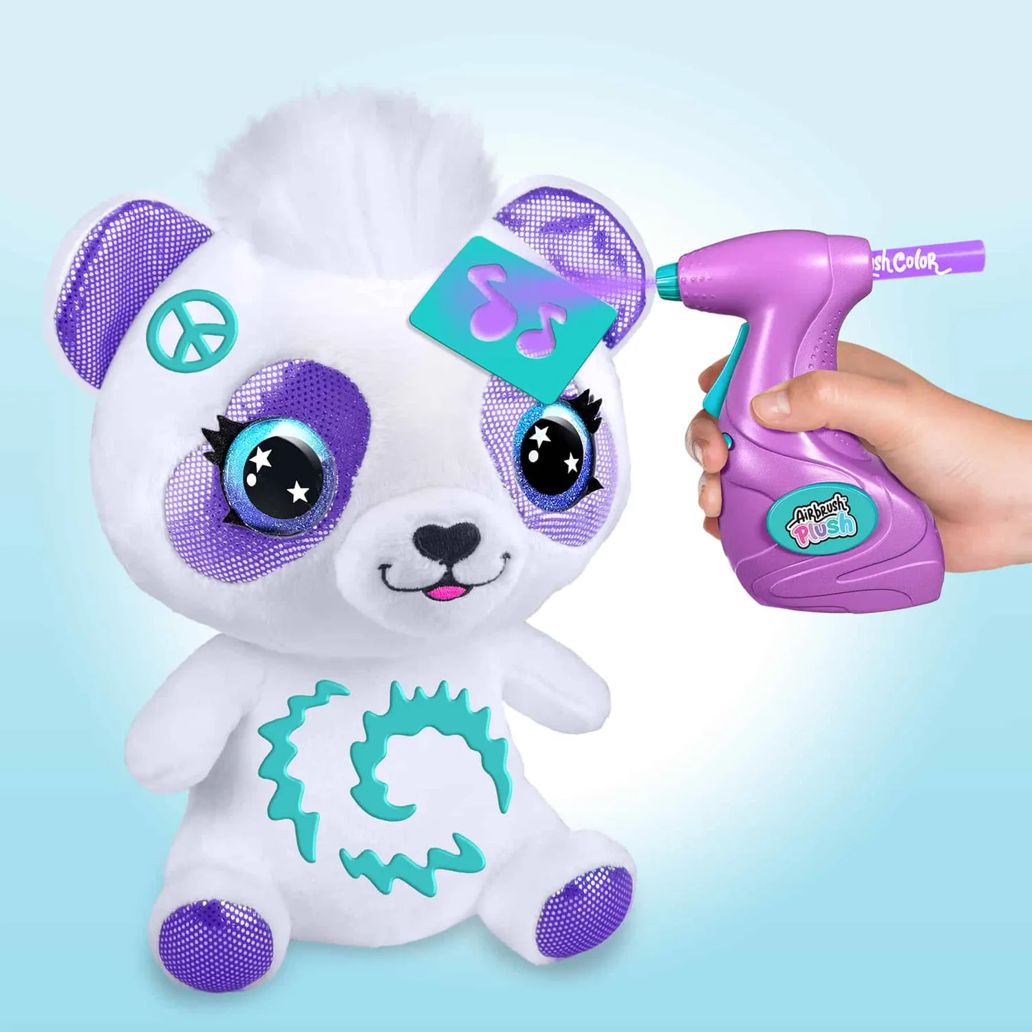 Canal Toys Airbrush Plush Panda knuffel washbaar