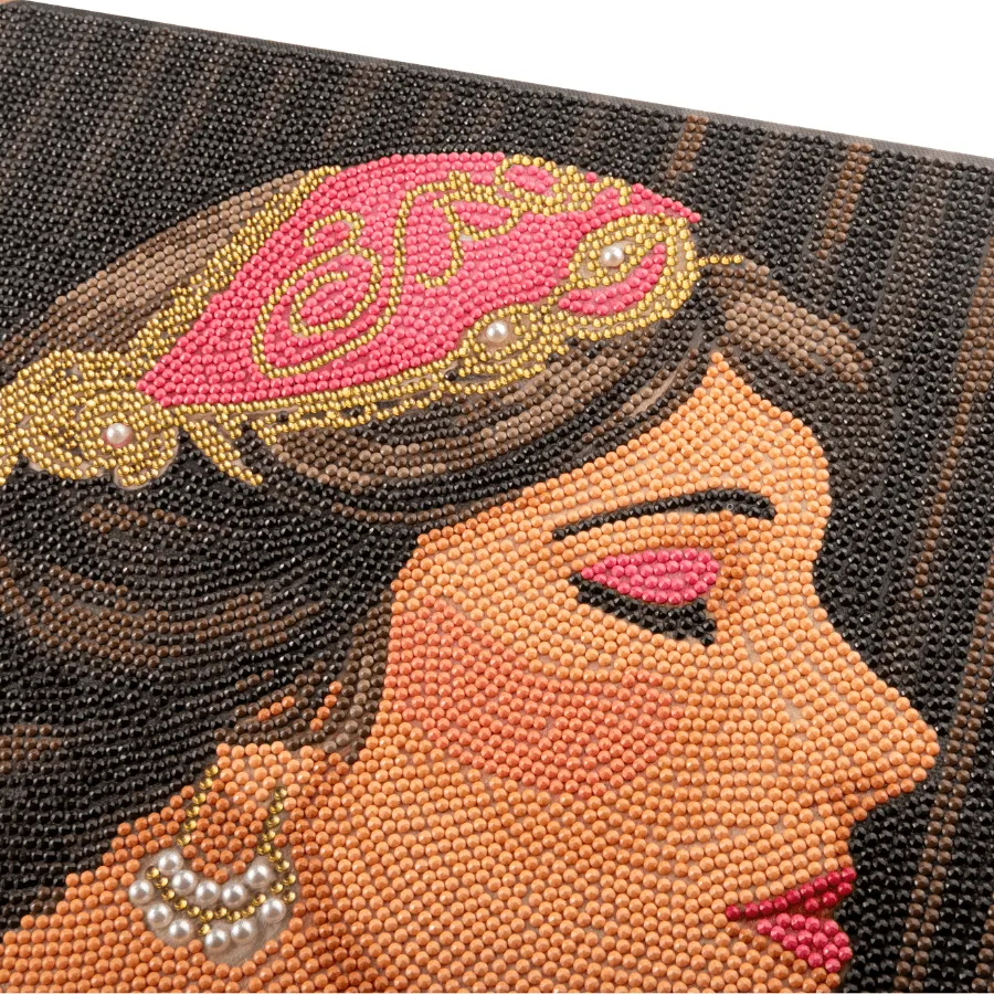 Craft Buddy Crystal Art Flapper Girl Rouge diamond painting 40x50cm