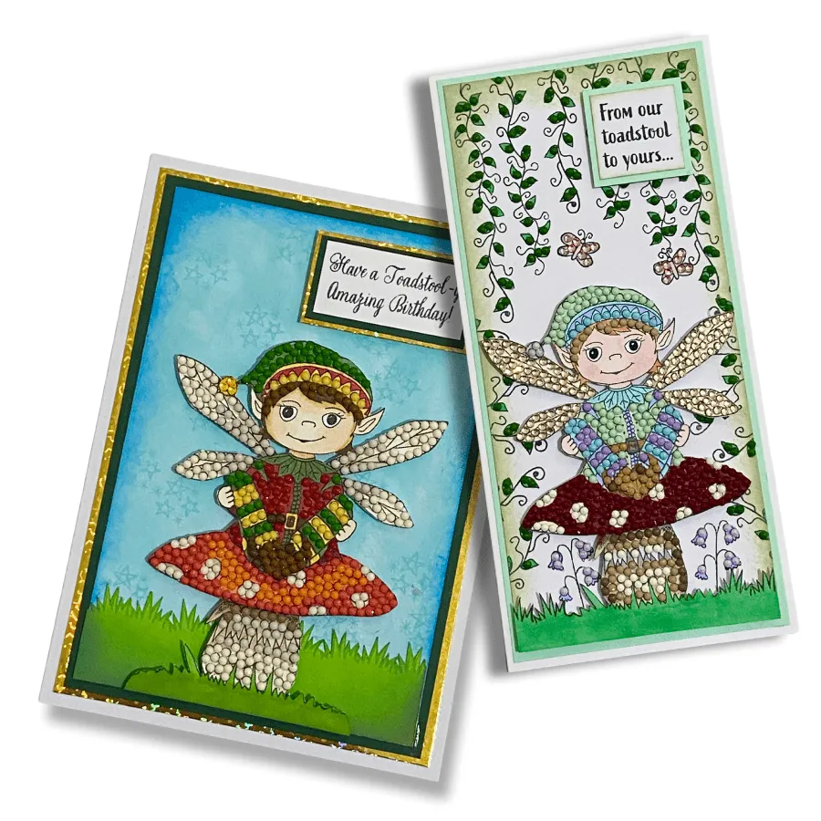Craft Buddy Crystal Art Playful Pixie stempelset A6