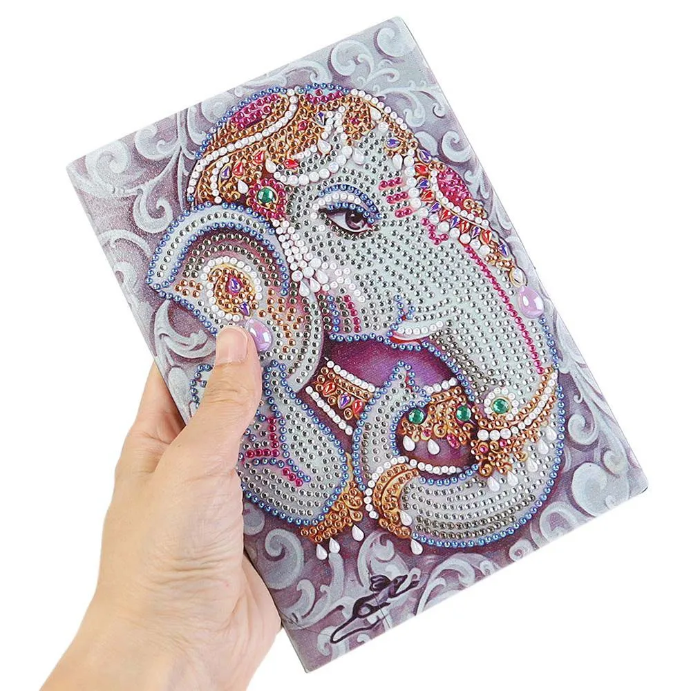 Figured'Art Olifant God Ganesha diamond painting boekje A5 50 pagina's