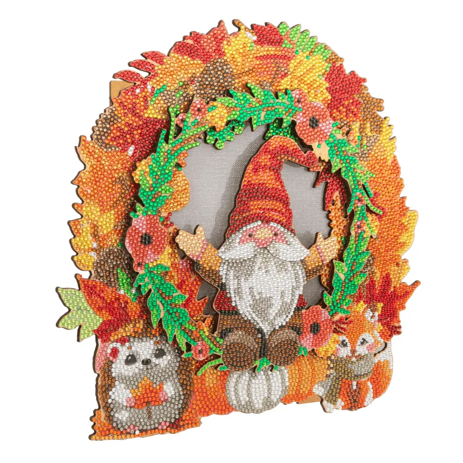 Craft Buddy Crystal Art Autumn Wreath krans LED 29 cm