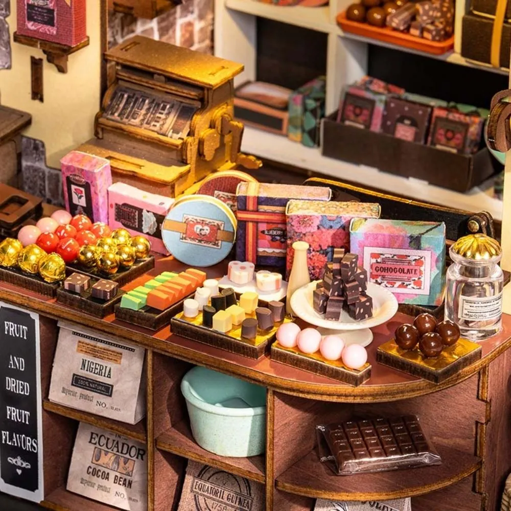 Figured'Art Henry's Chocolade miniatuurhuisje bouwpakket 330-delig