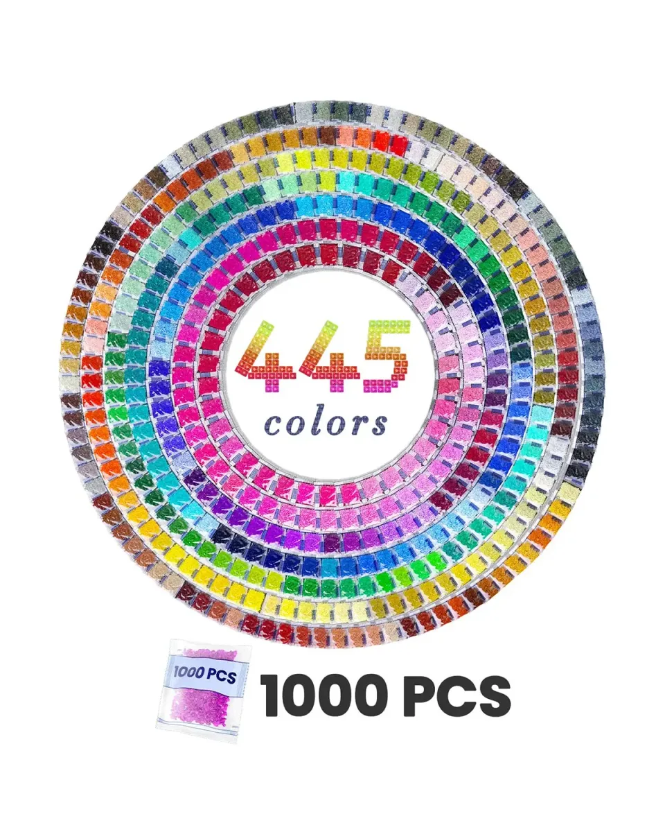 ARTDOT diamond painting steentjes rond 445 kleuren 1000 stuks per zakje
