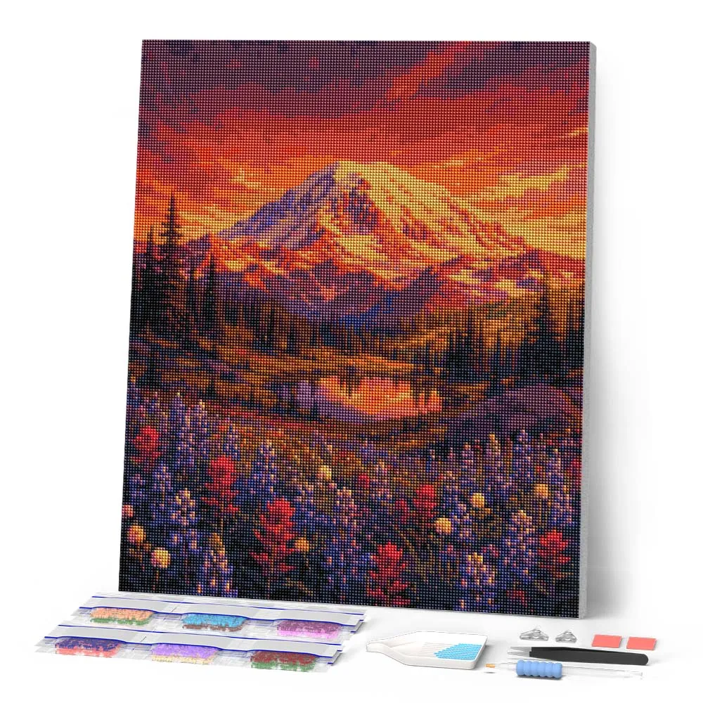 Figured'Art Mount Rainier Diamond Painting 40x50cm full drill