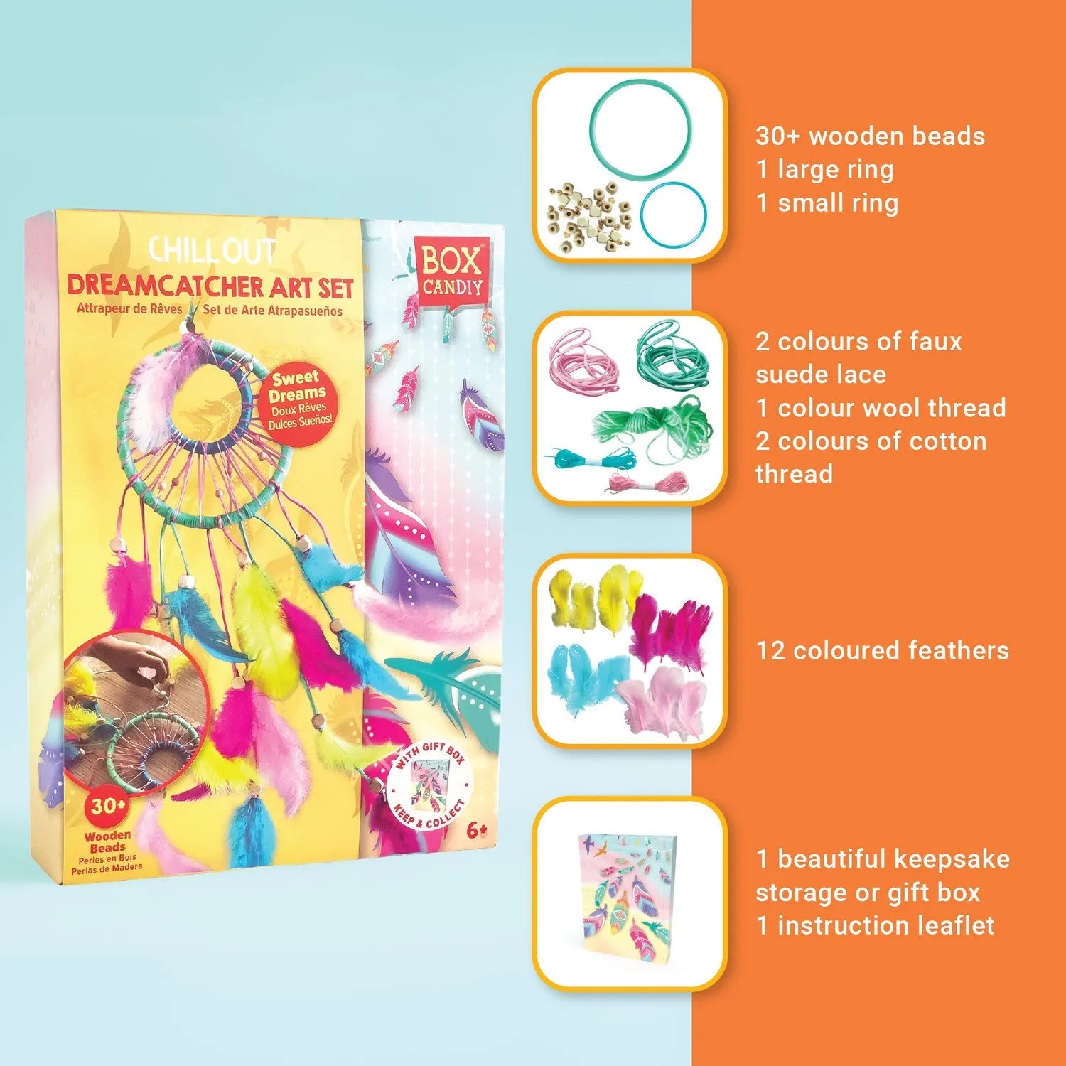 Box Candiy Chill Out Dreamcatcher dromenvanger knutselset