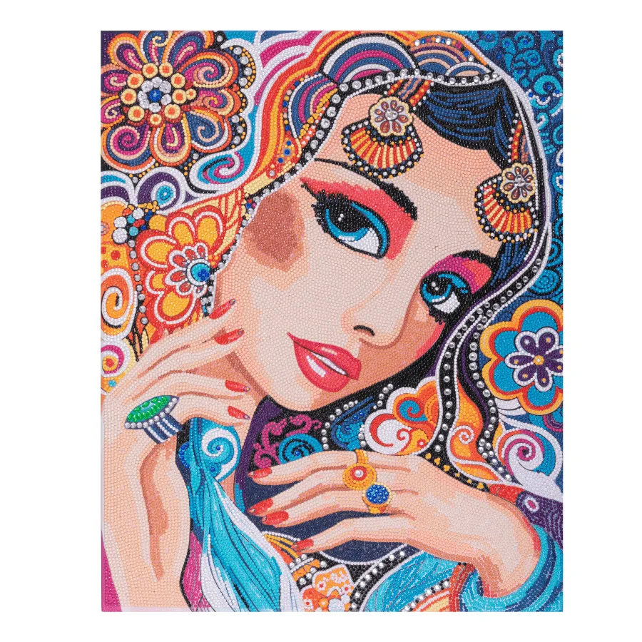 Craft Buddy Crystal Art Maharani canvas 40x50cm full crystal