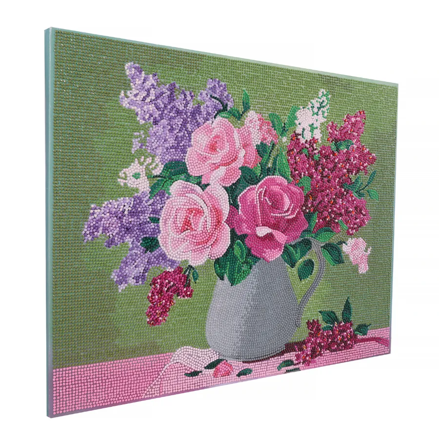 Craft Buddy Crystal Art Rose & Lilac Harmony diamond painting 50x40cm