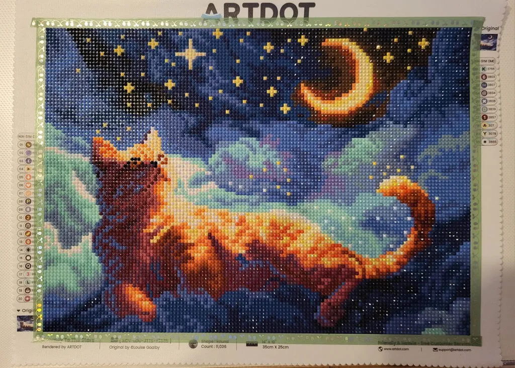 ARTDOT Fantastic Animal diamond painting 12 doeken dieren