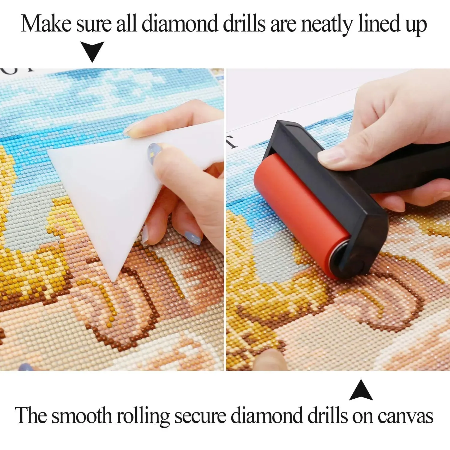 ARTDOT opbergdoos diamond painting 64 potjes met tools