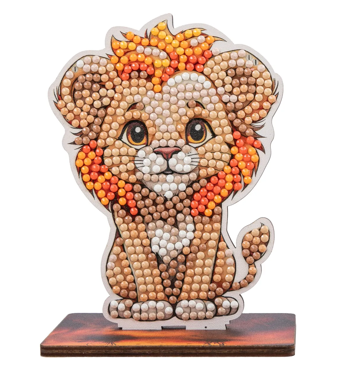 Craft Buddy Crystal Art Wildlife Buddies Lion figuur 11 cm