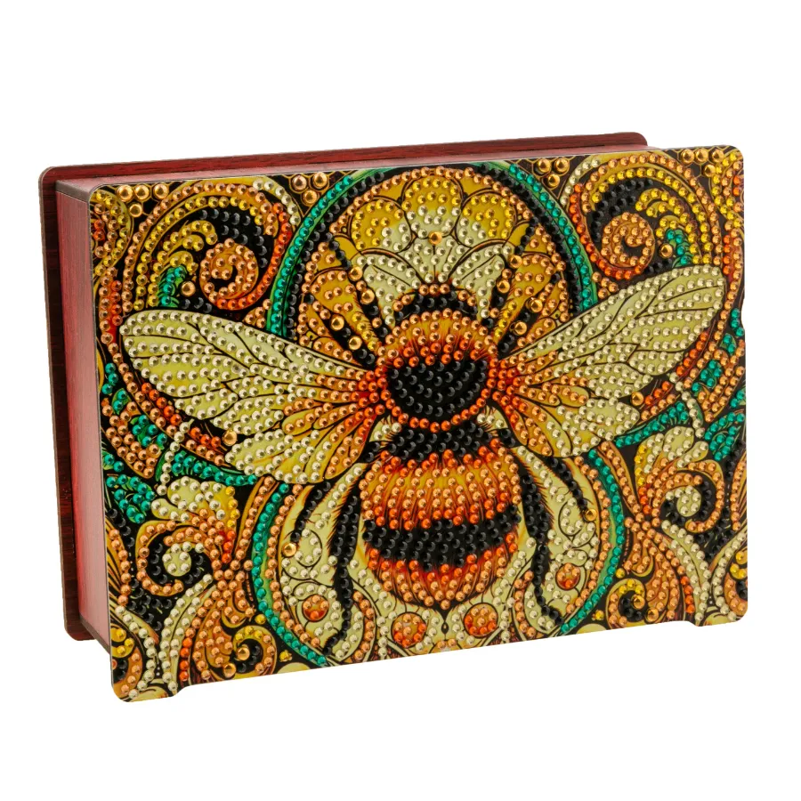 Craft Buddy Crystal Art Golden Bee spaarpot geldkistje
