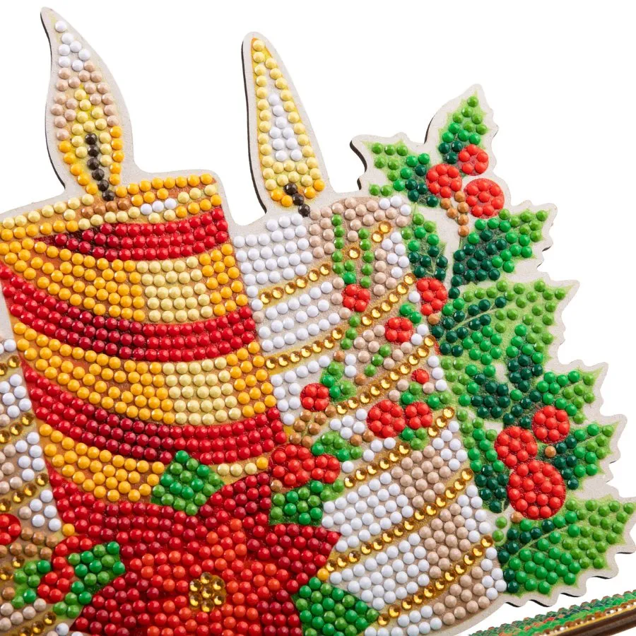 Craft Buddy Crystal Art Christmas Candles 3D scene