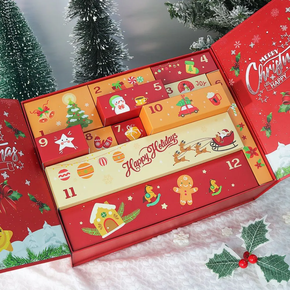 Figured'Art Adventskalender 2025 diamond painting rood 12 dagen
