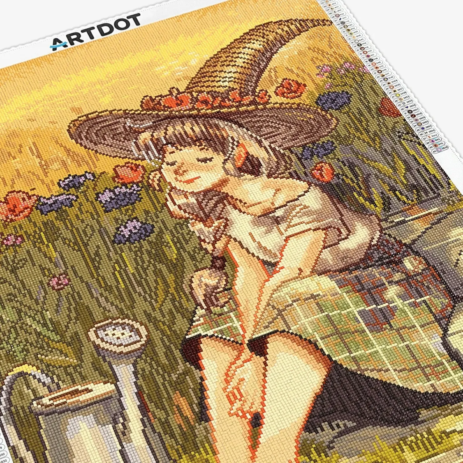ARTDOT In de Zon diamond painting groot vierkante steentjes