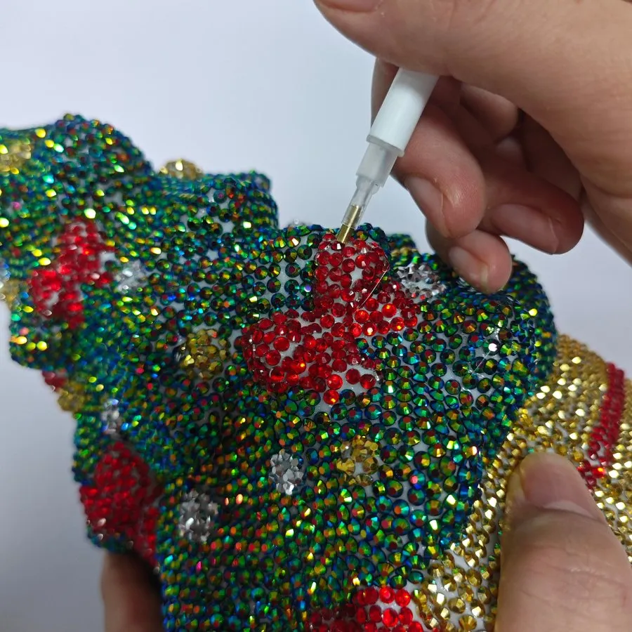 Craft Buddy Crystal Art Christmas Tree 3D decoratie 23 cm feestelijk