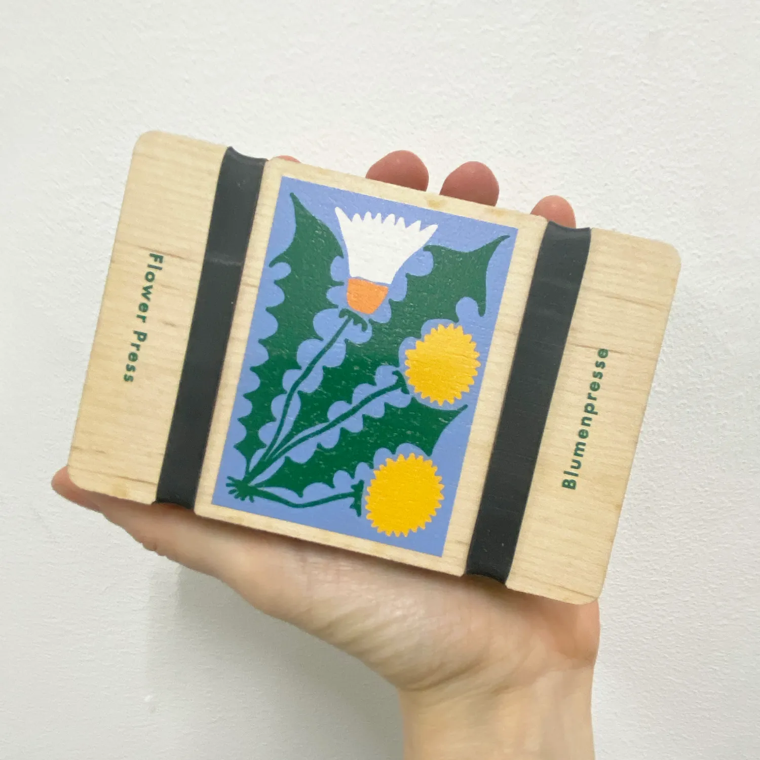 Studio Wald Pocket Flower Press bloemenpers Dandelion 12 cm